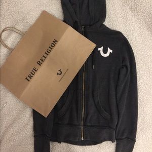 True Religion Women’s Buddha Zipped Hoodie